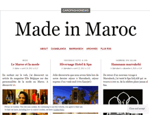 Tablet Screenshot of madeinmaroc.wordpress.com