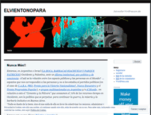 Tablet Screenshot of elvientonopara.wordpress.com