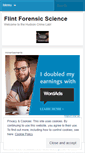Mobile Screenshot of flintforensics.wordpress.com