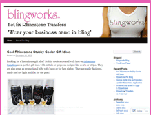 Tablet Screenshot of blingworksblog.wordpress.com