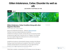 Tablet Screenshot of glutenintolerance16.wordpress.com