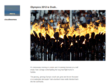 Tablet Screenshot of cloudlessness.wordpress.com