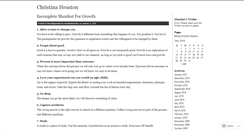 Desktop Screenshot of christinaheaston.wordpress.com