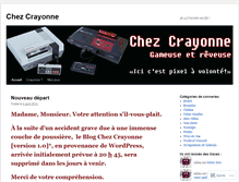 Tablet Screenshot of chezcrayonne.wordpress.com