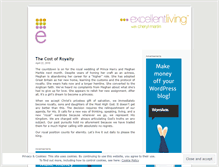 Tablet Screenshot of excellentliving.wordpress.com