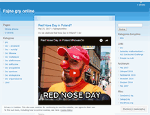Tablet Screenshot of fajnegryonline.wordpress.com