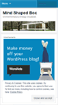 Mobile Screenshot of mindshapedbox.wordpress.com