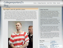 Tablet Screenshot of collegereporters2.wordpress.com