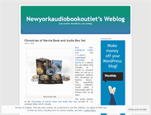 Tablet Screenshot of newyorkaudiobookoutlet.wordpress.com