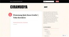 Desktop Screenshot of ciramudya.wordpress.com