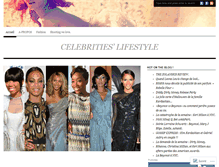 Tablet Screenshot of celebritieslifestyle.wordpress.com