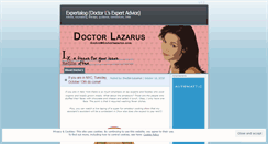 Desktop Screenshot of doctorlazarus.wordpress.com