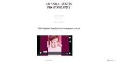Desktop Screenshot of amandaaustin.wordpress.com