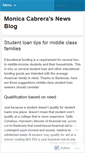 Mobile Screenshot of monicacabrera.wordpress.com