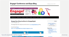 Desktop Screenshot of engageexpo.wordpress.com