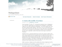 Tablet Screenshot of madagaskara.wordpress.com