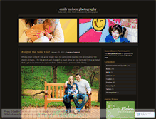Tablet Screenshot of emilymelsonphotography.wordpress.com