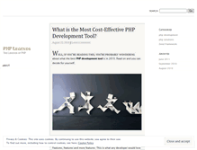 Tablet Screenshot of phplegends.wordpress.com