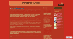 Desktop Screenshot of anaredondo.wordpress.com