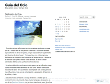 Tablet Screenshot of guiadelocio.wordpress.com
