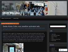 Tablet Screenshot of oohwelike.wordpress.com
