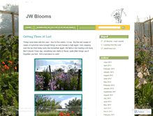 Tablet Screenshot of jwblooms.wordpress.com