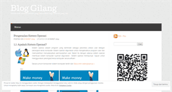 Desktop Screenshot of gilang07.wordpress.com