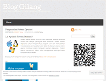 Tablet Screenshot of gilang07.wordpress.com