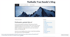 Desktop Screenshot of nathalievansande.wordpress.com