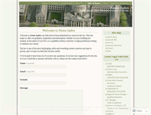 Tablet Screenshot of nemoiudex.wordpress.com
