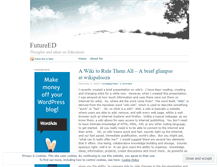 Tablet Screenshot of mglund.wordpress.com