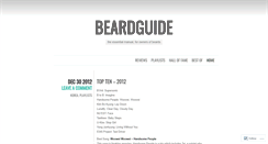 Desktop Screenshot of beardguide.wordpress.com