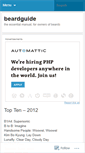Mobile Screenshot of beardguide.wordpress.com
