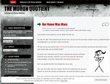 Tablet Screenshot of moronquotient.wordpress.com