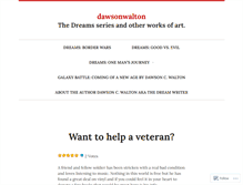 Tablet Screenshot of dawsonwalton.wordpress.com