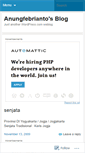Mobile Screenshot of anungfebrianto.wordpress.com