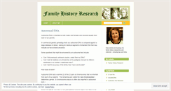 Desktop Screenshot of famresearch.wordpress.com