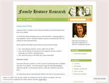 Tablet Screenshot of famresearch.wordpress.com