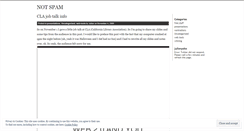 Desktop Screenshot of libraryspam.wordpress.com