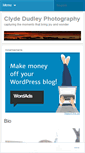 Mobile Screenshot of clydedudleyphotography.wordpress.com