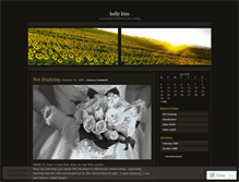 Tablet Screenshot of kellykim.wordpress.com