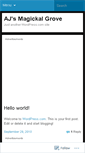 Mobile Screenshot of ajravenoak.wordpress.com
