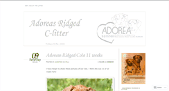 Desktop Screenshot of adoreasridgedc.wordpress.com