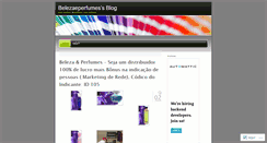 Desktop Screenshot of belezaeperfumes.wordpress.com