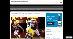 Desktop Screenshot of deandangelo.wordpress.com