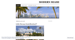 Desktop Screenshot of modernmiami.wordpress.com