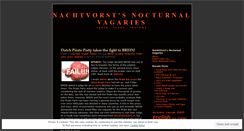 Desktop Screenshot of nachtvorst.wordpress.com
