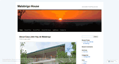 Desktop Screenshot of malabrigohouse.wordpress.com