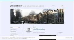 Desktop Screenshot of flaneurtown.wordpress.com