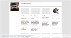 Desktop Screenshot of meunovocarro.wordpress.com